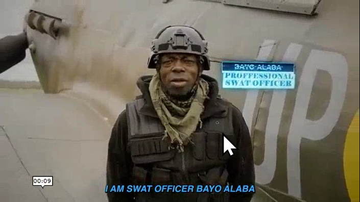 Info card/Character Intro